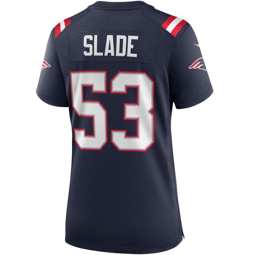 Nike Chris Slade Navy Game Retired Player Jersey Women Patriots Jersey Clothing 6B6H8J1142