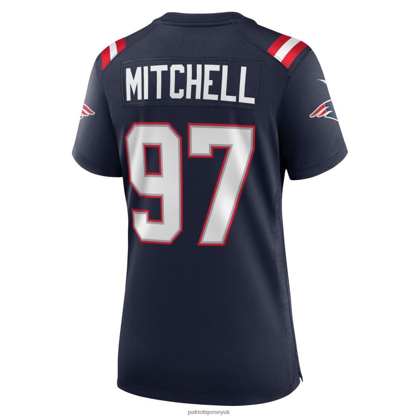 Nike DaMarcus Mitchell Navy Game Player Jersey Women Patriots Jersey Clothing 6B6H8J1240
