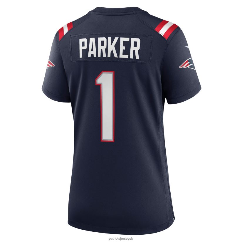 Nike DeVante Parker Navy Game Jersey Women Patriots Jersey Clothing 6B6H8J1214