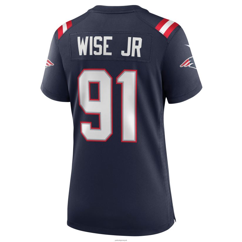 Nike Deatrich Wise Jr. Navy Game Jersey Women Patriots Jersey Clothing 6B6H8J1153