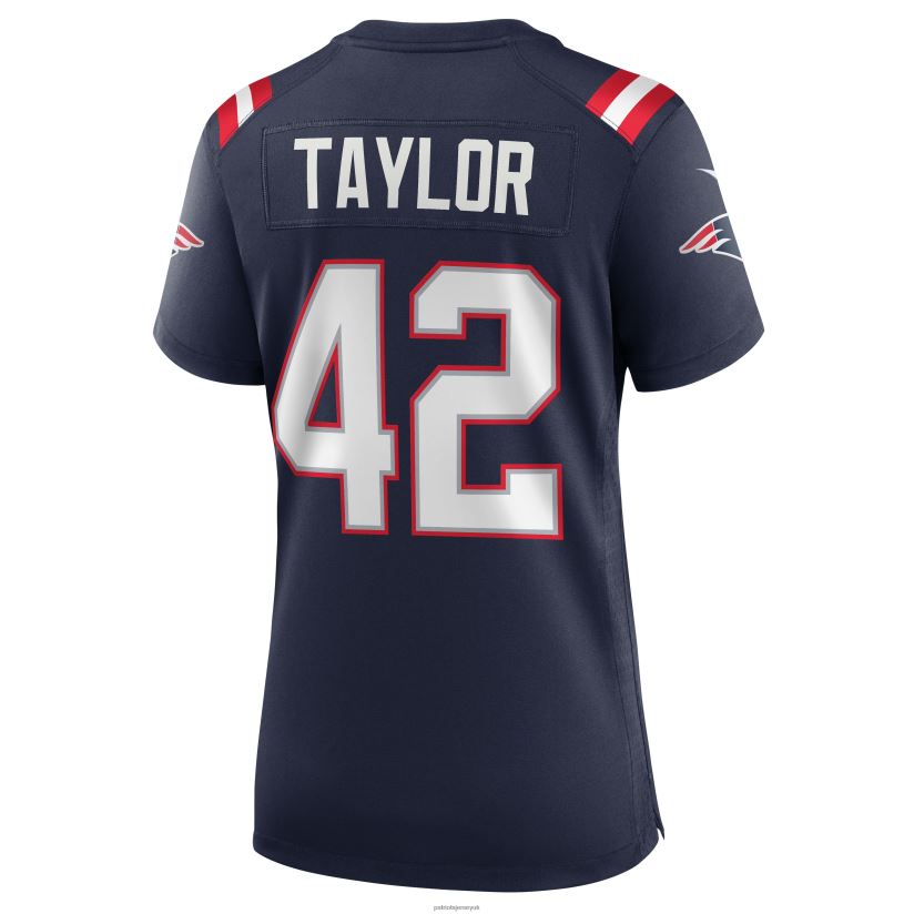 Nike J.J. Taylor Navy Team Game Jersey Women Patriots Jersey Clothing 6B6H8J1138