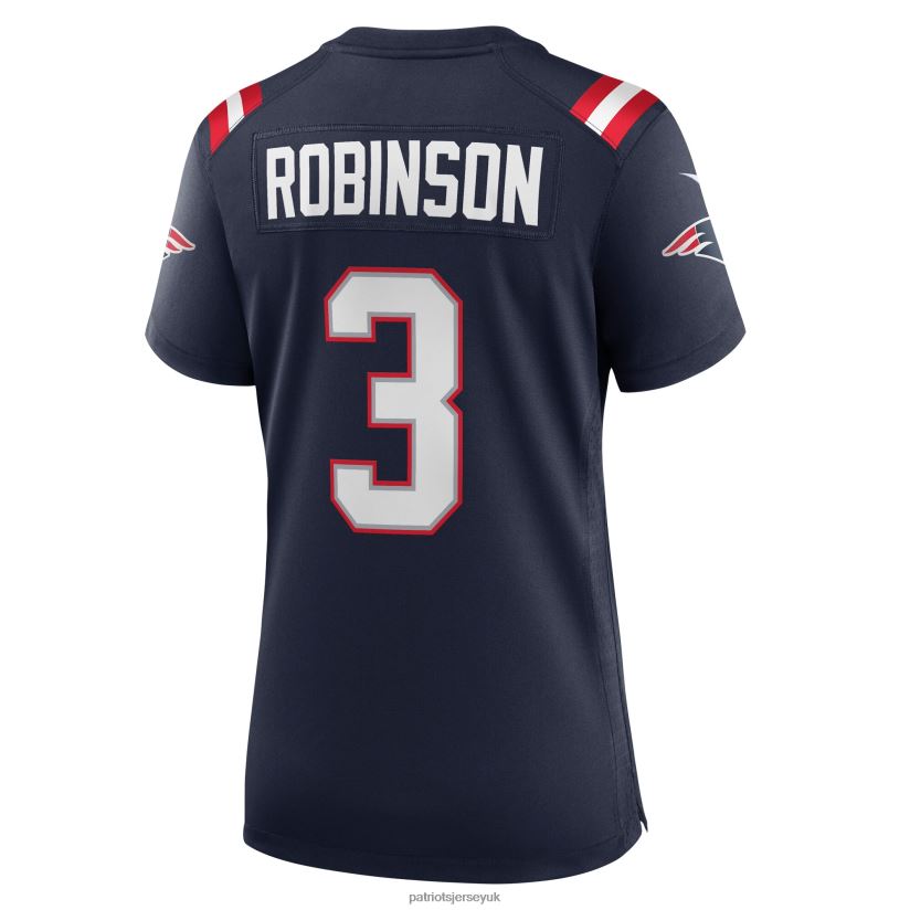 Nike James Robinson Navy Game Player Jersey Women Patriots Jersey Clothing 6B6H8J1203
