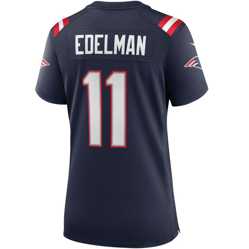 Nike Julian Edelman Navy Game Jersey Women Patriots Jersey Clothing 6B6H8J1180