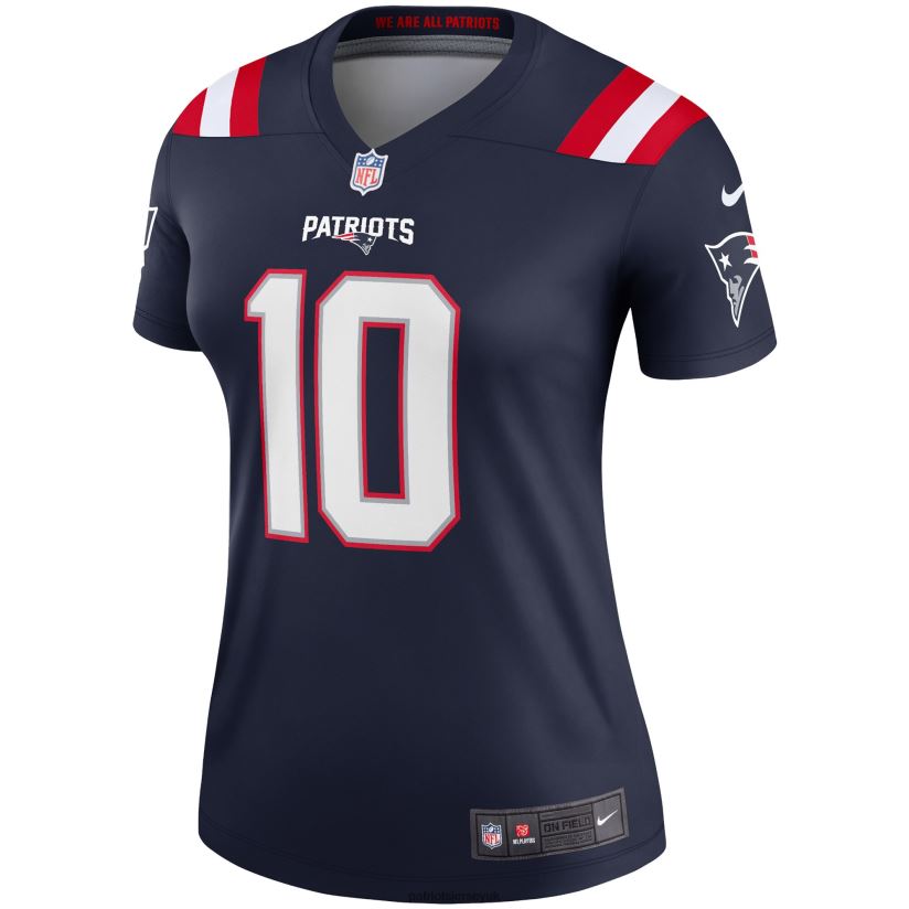 Nike Mac Jones Navy Legend Jersey Women Patriots Jersey Clothing 6B6H8J1182
