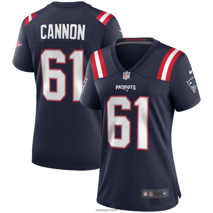 Nike Marcus Cannon Navy Game Jersey Women Patriots Jersey Clothing 6B6H8J1168