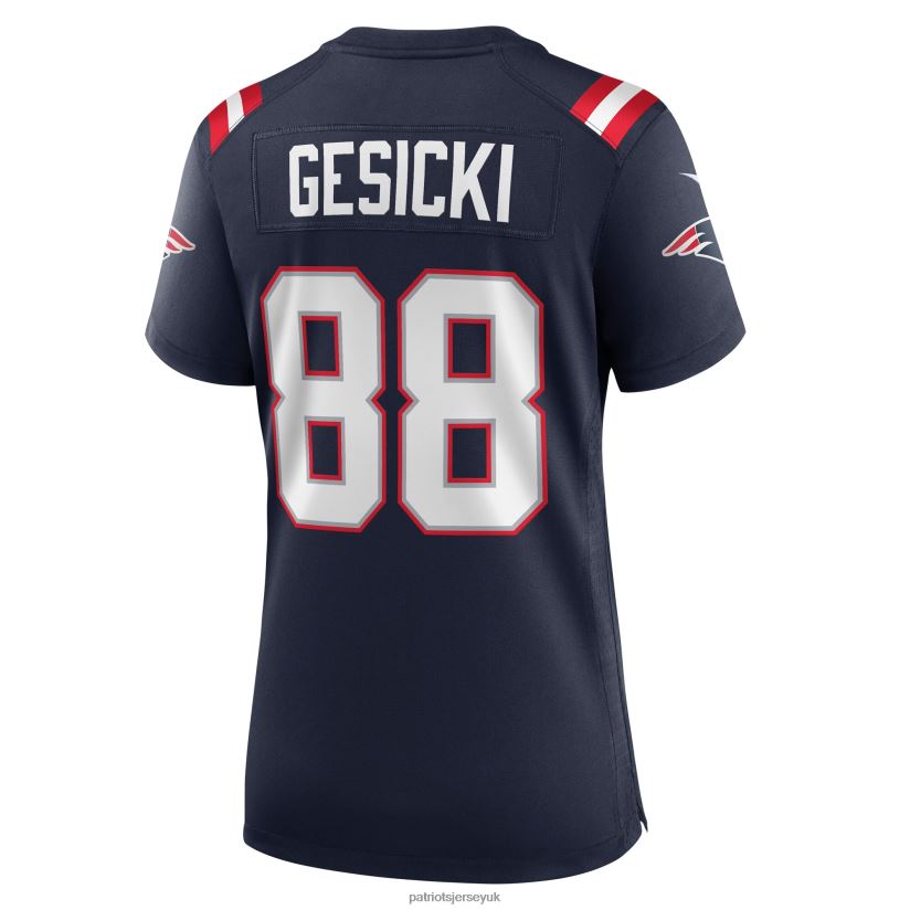 Nike Mike Gesicki Navy Game Jersey Women Patriots Jersey Clothing 6B6H8J1204