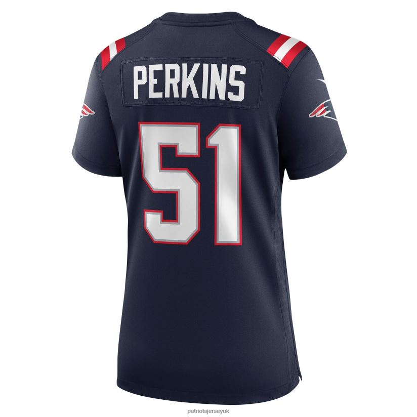 Nike Ronnie Perkins Navy Game Jersey Women Patriots Jersey Clothing 6B6H8J1166