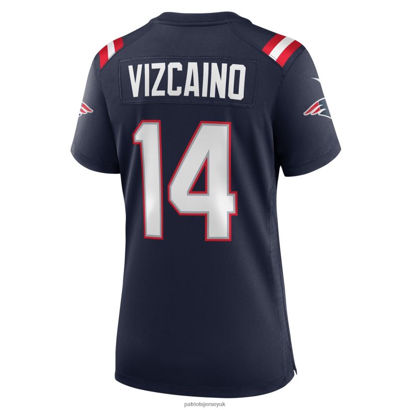 Nike Tristan Vizcaino Navy Home Game Player Jersey Women Patriots Jersey Clothing 6B6H8J1125
