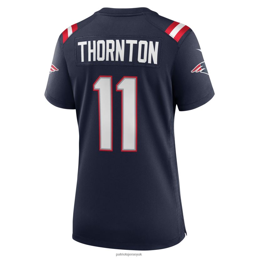 Nike Tyquan Thornton Navy Game Player Jersey Women Patriots Jersey Clothing 6B6H8J1233