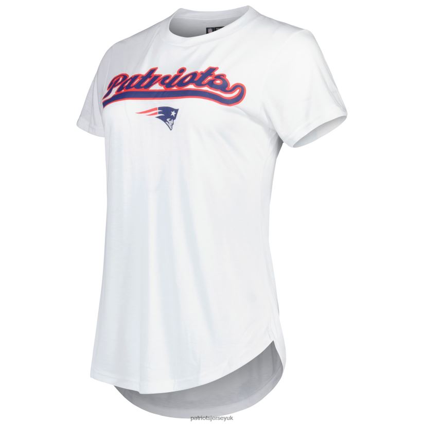 Concepts Sport White/Charcoal Sonata T-Shirt & Leggings Sleep Set Women Patriots Jersey Clothing 6B6H8J2879