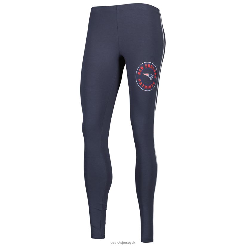 Concepts Sport White/Charcoal Sonata T-Shirt & Leggings Sleep Set Women Patriots Jersey Clothing 6B6H8J2879