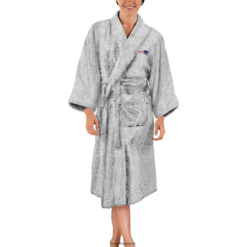 The Northwest Group Gray Sherpa Bathrobe Women Patriots Jersey Clothing 6B6H8J2868