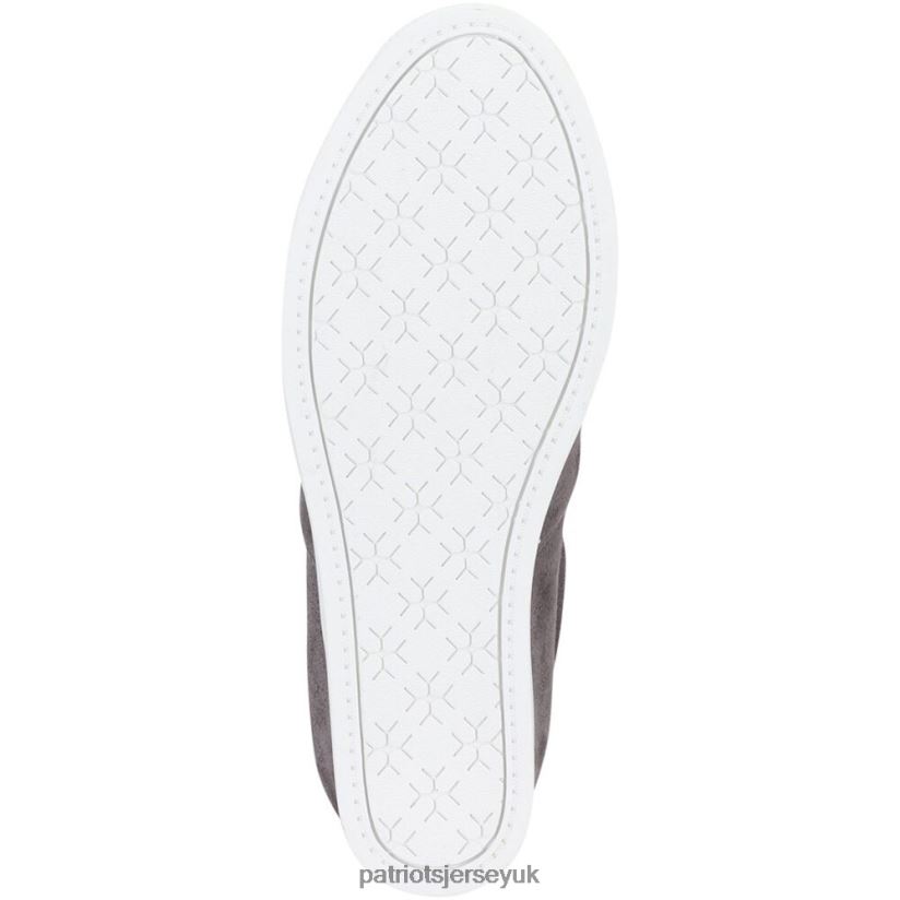 Cuce Gray Snap Slip-On Shoes Women Patriots Jersey Footwear 6B6H8J2236