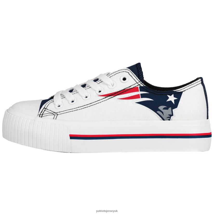 FOCO Platform Canvas Shoes Women Patriots Jersey Footwear 6B6H8J2247