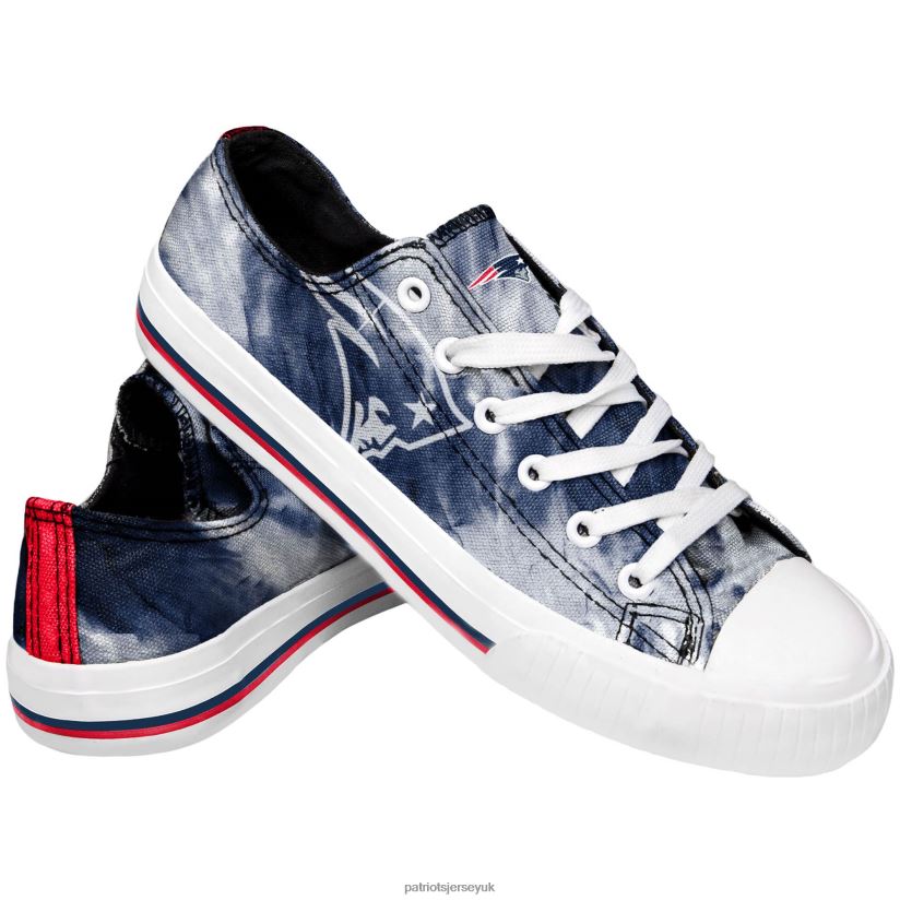 Tie-Dye Canvas Shoe Women Patriots Jersey Footwear 6B6H8J2243