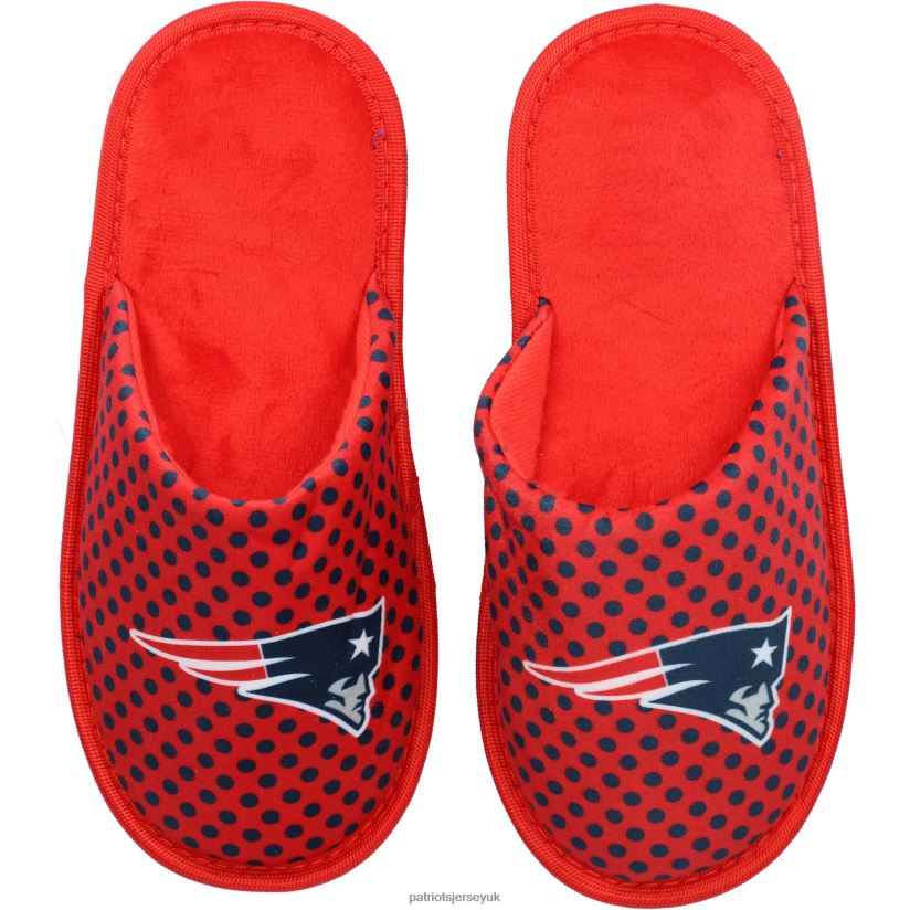 FOCO Big Logo Scuff Slippers Women Patriots Jersey Footwear 6B6H8J2252