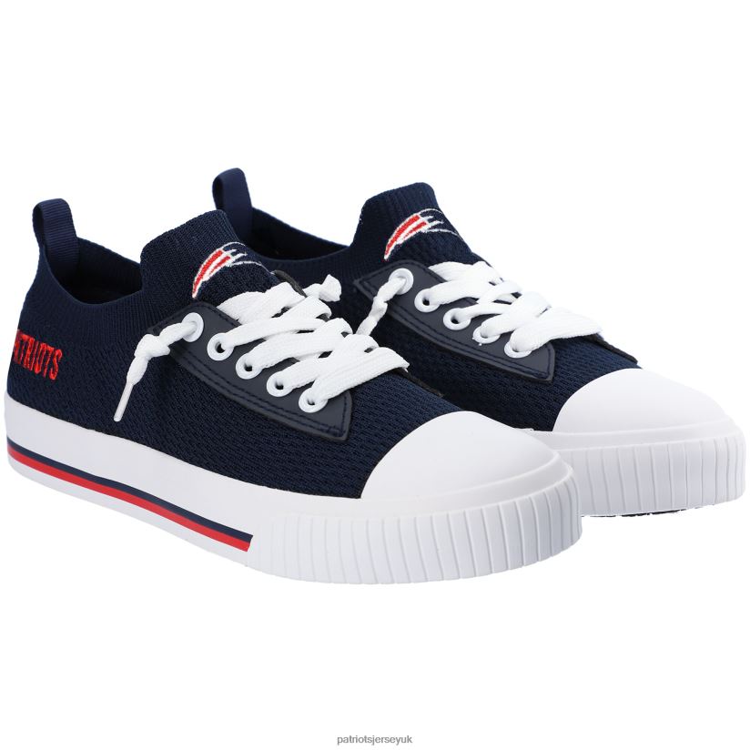 FOCO Knit Canvas Fashion Sneakers Women Patriots Jersey Footwear 6B6H8J2234