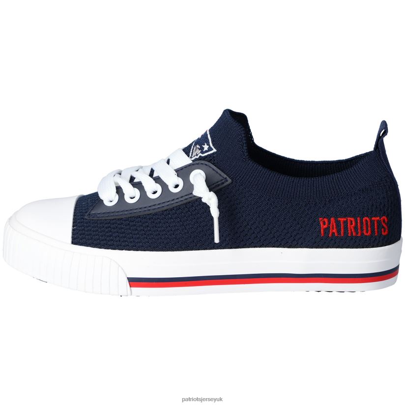 FOCO Knit Canvas Fashion Sneakers Women Patriots Jersey Footwear 6B6H8J2234