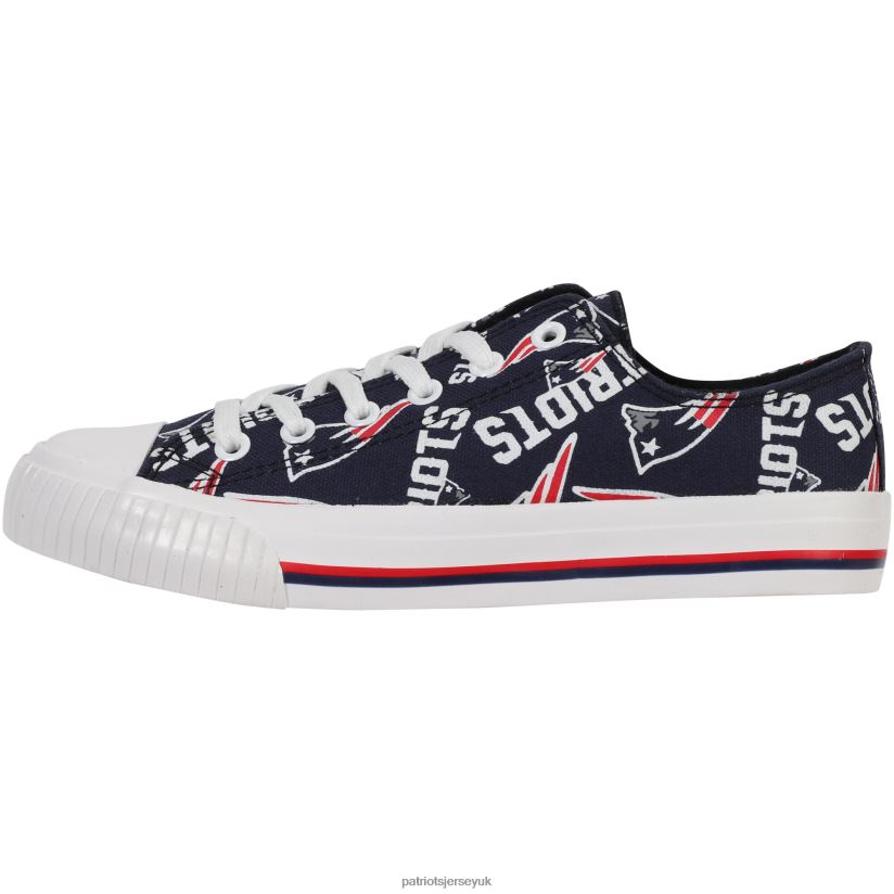 Repeat Print Low Top Sneakers Women Patriots Jersey Footwear 6B6H8J2249