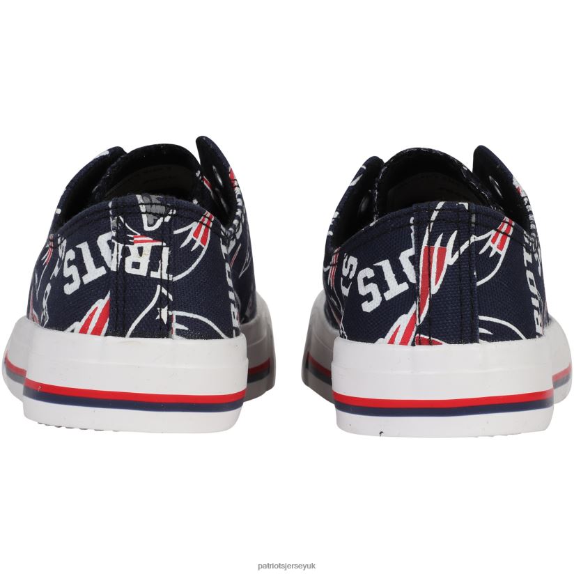 Repeat Print Low Top Sneakers Women Patriots Jersey Footwear 6B6H8J2249